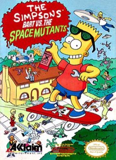 The Simpsons: Bart vs. the Space Mutants cover